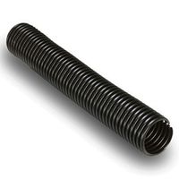 Electriduct 1.25" Split Nylon Wire Loom Tubing Corrugated Slit Flexible Conduit - 100 Feet - Black