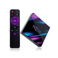 Android 9.0 H96 Max TV Box 4GB RAM/32GB, Penta-Core Mali-450 Up to 750Mhz+, RK3318 Quad-Core 64bit Cortex-A53, H.265 Decoding 2.4GHz/5GHz WiFi Smart TV Box