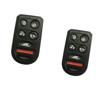 2Pcs Keyless 6 Buttons Smart Remote Key Fob Shell Case and Button Pad for 2005 2006 2007 2008 2009 2010 Honda Odyssey No Chip