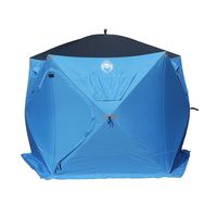Nordic Legend Goahti 5 Sided Insulated Portable Ice Fishing Shelter with 2 Big Doors-Diamond Door Guard System