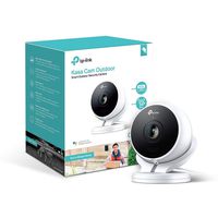 Kasa Cam Outdoor by TP-Link - 1080p HD, 2-Days Free Cloud Storage, Built-in Siren, Stream Anywhere, Works with Alexa Echo and Google Assistant (KC200) (Renewed)