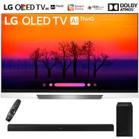 LG OLED65E8PUA 65" Class E8 OLED 4K HDR AI Smart TV (2018 Model) with Samsung HW-M360/ZA 200W 2.1ch Soundbar w/Wireless Subwoofer