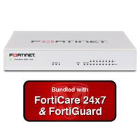 Fortinet FortiGate-60E-POE/FG-60E-POE Next Generation (NGFW) Firewall Appliance Bundle with 1 Year 24x7 Forticare + FortiGuard