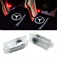 BLDO 2 Pcs Car Door LED Logo Projection Ghost Shadow Light Welcome Lamp (for Benz -CLA)