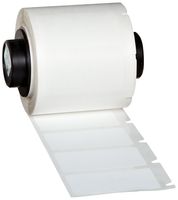 Brady PTL-30-489 TLS 2200 and TLS PC Link 1.5" Width x 0.75" Height, B-489 Ultra Aggressive Polyester, Matte Finish White BradyBondz Label (250 per Roll)