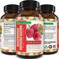 California Products Pure Raspberry Ketones Supplement Natural Fat Burner and Appetite Suppressant Boosts Metabolism and Reduces Belly Fat Fast Weight Loss Product for Men and Women 60 Capsules