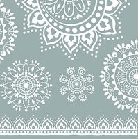 Cypress Home Refresh Tea Lace Paper Luncheon Napkin Set of 20-7 x 7 Inches