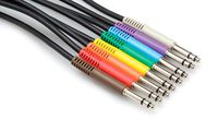 Hosa TTS-890 Balanced Patch Cables, TT TRS to Same, 3 ft