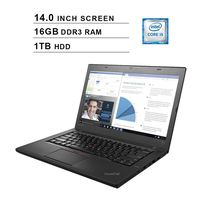 2019 Lenovo Thinkpad T460 14 Inch FHD 1080p Business Laptop (Intel 2 Core i5-6300U up to 3.0GHz, 16GB DDR3 RAM, 1TB HDD, Intel HD 520, Backlit KB, FP Reader, WiFi, HDMI, Windows 10 Pro) (Renewed)