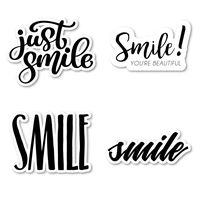 Smile Sticker Pack Motivational Quotes Stickers - 4 Pack - Laptop Stickers - for Laptop, Phone, Tablet Vinyl Decal Sticker (4 Pack) S211229