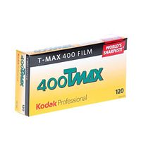 Kodak 856 8214 Professional 400 Tmax Black and White Negative Film 120 (ISO 400) 5 Roll Pack