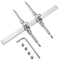 FOTGA 10-130mm Professional Flat&Pointed Tips DSLR Camera Lens Spanner Wrench Repairing Opening Tool for Most Cameras Lenses (10-130mm lens size)