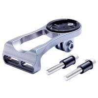 Dymoece Out Front Bike Computer Combo Mount for Garmin Edge Gopro (200 500 510 520 800 810 820 1000 1030 Touring) (Gray)