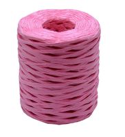 Raffia Paper Ribbon 1/4 Inch by 218 Yards for DIY Craft Gift Box Packing Paper Twine (218Yards, Pink)
