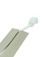 Legrand - Wiremold CDI-50 Corduct Overfloor Cord Protector-  Rubber Duct Floor Cord Cover, Ivory (50 Feet)