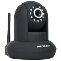 Foscam FI9831W (Black) 1.3 Megapixel (1280x960p) H.264 Wireless/Wired Pan/Tilt IP Camera with IR-Cut Filter - 26ft Night Vision and 2.8mm Lens (70° Viewing Angle) - Black