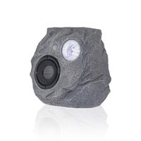 HAVEONE Solar Powered Bluetooth Speakers with Rock Shape Sensor Light Home Portable Wireless Waterproof Bluetooth Speakers for Garden, Party, Backyard