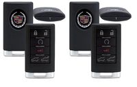 PAIR of Strattec 6 Button Remote Key Fobs for 2007-2014 Cadillac Escalade - Memory 1