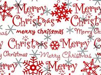 Christmas Gift Wrap Paper - 24 inches x 417 feet - Xmas Script