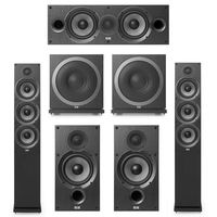 Elac Debut 2.0-5.2 System with 2 F6.2 Floorstanding Speakers, 1 C6.2 Center Speaker, 2 B6.2 Bookshelf Speakers, 2 Elac Sub3010 Subwoofers