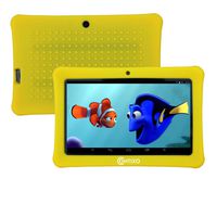 [Upgraded] Contixo K1 HD 7" 6.0 Android Tablet for Kids, Bluetooth WiFi Dual Camera Parental Controls for Children with Durable Protection Case, Pre-Installed Learning Games & Education Apps-Yellow