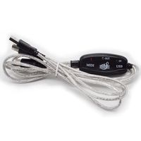 JLER USB MIDI Cable Converter PC to Music Keyboard Studio Music Adapter Cord