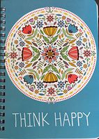 JOT "THINK HAPPY" NOTEBOOK 5X7 80 PAGES