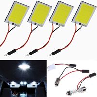 Ecosin® 8W COB 24 Chip LED Car Interior Light T10 12V Panel light car light source