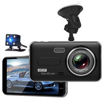 Dash Cam - 1080P Full HD Car DVR Dashboard Camera, Driving Recorder with 4 Inch LCD Screen, 170 Degree Wide Angle, WDR, G-Sensor, Motion Detection, Loop Recording