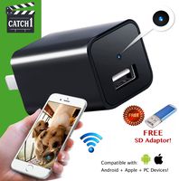 USB Charger Camera Home Security Hidden Spy Cam WiFi Motion Detection Surveillance HD 1080P Snap Smart Cam for Pets and Nanny Camera 32GB Memory New Version by Catch1