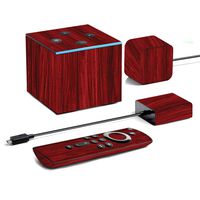 MightySkins Skin Compatible with Amazon Fire TV Cube (2019) - Cherry Grain | Protective, Durable, and Unique Vinyl Decal wrap Cover | Easy to Apply, Remove, and Change Styles | Made in The USA
