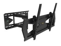 Black Full-Motion Tilt/Swivel Wall Mount Bracket with Anti-Theft Feature for Samsung LH46EDDPLGC/ZA 46" inch LED Digital Signage - Articulating/Tilting/Swiveling
