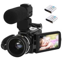 Camcorder,ORDRO HDV-Z20 Video Camera FHD 1080P 30FPS WiFi Camera Camcorders with Hot Shoe 16X Digital Zoom 3.0'' Touchscreen DV Recorder