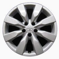 Genuine OEM Hubcap | Fits 2014-2016 Toyota Corolla | Professionally Reconditioned Like-New | 16-inch Factory Replacement Wheel Cover | 61172