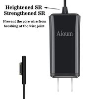 Aioum Surface Pro 3 Charger 44W,Laptop Power Supply 15V 2.58A for Microsoft Surface Pro 6 Pro 4 Pro 3 Surface Laptop 2 Surface Pro Surface Go & Surface Book