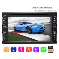 Eincar 2 Din 6.2 Inch Car Autoradio Stereo HD Capacitive Multi-Touchscreen Head Unit Support DVD CD Player AM FM Radio Multimedia Win8 System Autoradio Bluetooth iPod USB/SD Aux Steer Wheel Function