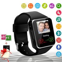 Android Smart Watch Bluetooth Smart Watch with Camera SIM Card Slot Touch Screen Smartwatch Fitness Tracker with Sleep Monitor Pedometer Sports Activity Tracker Compatible for Android iOS Smartphones