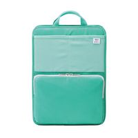 LIHIT LAB Bag Insert for Organization, Holds Laptops & Tablets, Green, 13.5 x 10 inches (A7668-7)