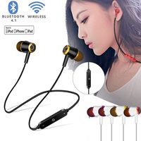 Sport Earphone,Wireless Headset Headphones Sport Sweatproof Stereo Earbuds Earphone (A)