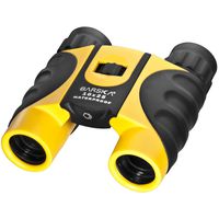 BARSKA 10x25 Compact Waterproof Binocular (Yellow)