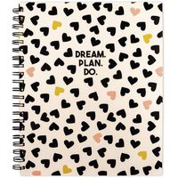 Emily + Meritt 2019-2020 Academic Year Weekly & Monthly Planner, Large, 8-1/2" x 11", The Scattered Hearts Planner (EM204-905A)