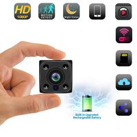 Mini WiFi Hidden Camera, Wireless WiFi Spy Camera with Auto Night Vision Recording Motion Detection Alarm to Your Phone for Home Office Security, HD 1080P Nanny Cam with Magnet fit Indoor Outdoor