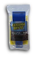Cerama Bryte Multi-Purpose Cooktop Scraper and Pad Combo