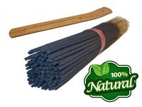 Bless-Frankincense-and-Myrrh 100%-Natural-Incense-Sticks Handmade-Hand-Dipped The-Best-Woods-Scent (100 Incense Sticks, with Incense Holder)