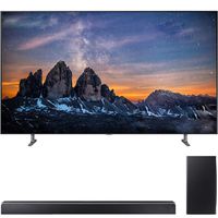 Samsung QN82Q80RA 82" Q80 QLED Smart 4K UHD TV (2019 Model) with Samsung 370W Virtual 5.1.2-Channel Soundbar System with Wireless Subwoofer - (HWQ80R)