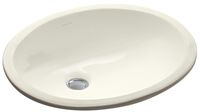 KOHLER K-2209-96 Caxton Undercounter Bathroom Sink, Biscuit