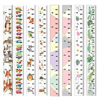 Shuohu Kids Height Chart,Flamingo,Bus,Animal,Leaf Children Home Hanging Decorative Height Wall 5#