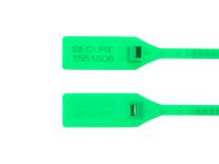 Secure Cable Ties Plastic Seals (13 inch, Green)