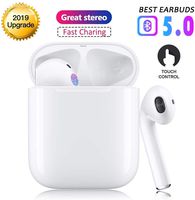 Bluetooth Earbuds, i11 Pop-up Bluetooth Headset Bluetooth 5.0 Stereo Hi-Fi Sound IPX5 Waterproof Headphoness with Charging Case for Android/iPhone