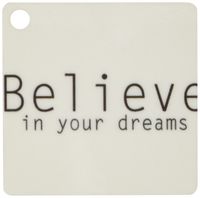 3dRose Believe in Your Dreams- Inspirational Words - Key Chains, 2.25 x 4.5 inches, set of 2 (kc_79161_1)